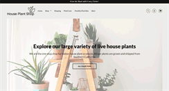 Desktop Screenshot of houseplantshop.com